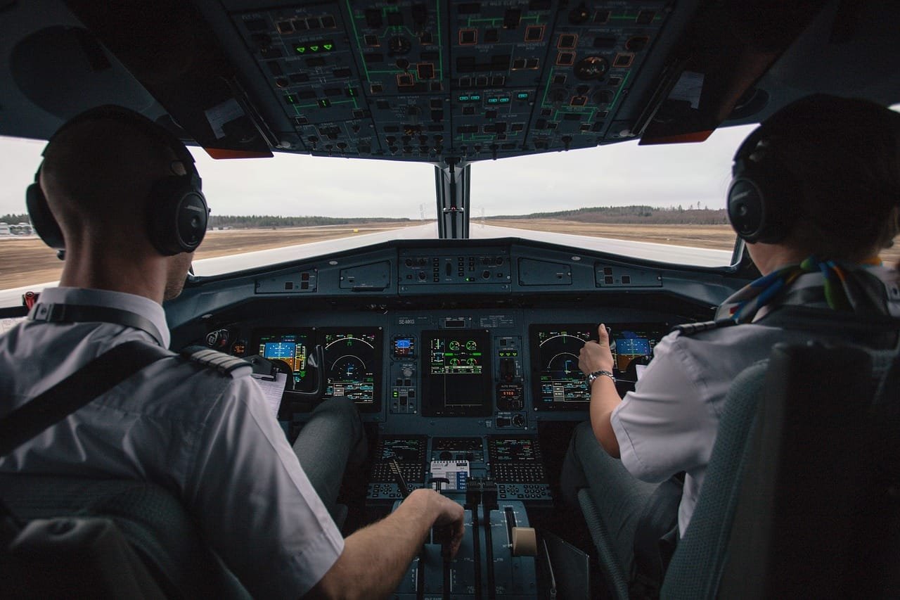 cockpit, pilot, people, men, airplane, travel, transportation, trip, runway, pilot, pilot, pilot, pilot, pilot